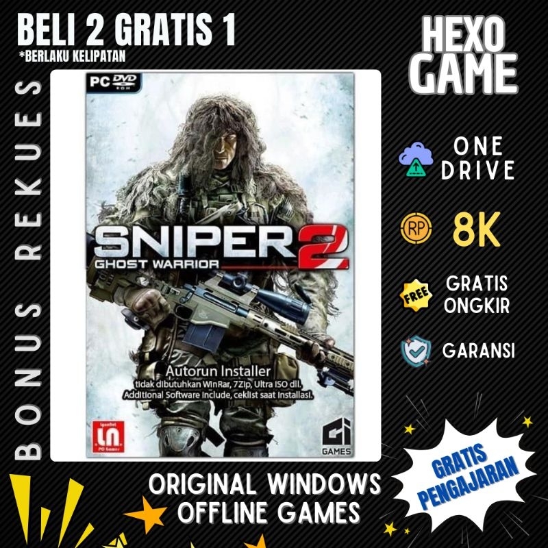 Sniper Ghost Warior 2 - PC  Game Shoot  - LINK DOWNLOAD - GAME LAPTOP - GAME KOMPUTER