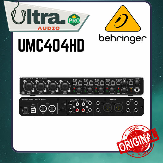 Behringer UMC404HD / UMC-404HD / UMC 404 HD Soundcard ORIGINAL