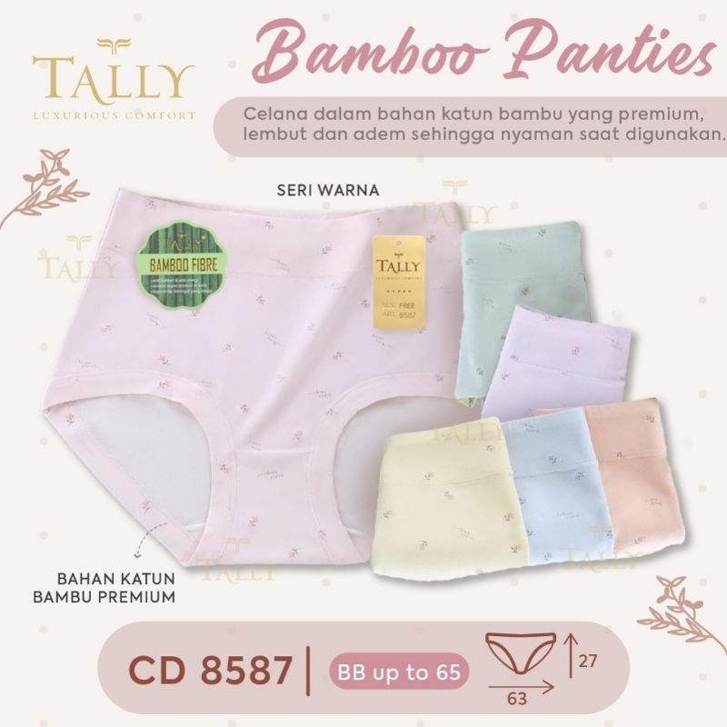 CD BAMBOO TALLY 8587 CELANA DALAM WANITA KATUN BAMBU - BUNGALILY