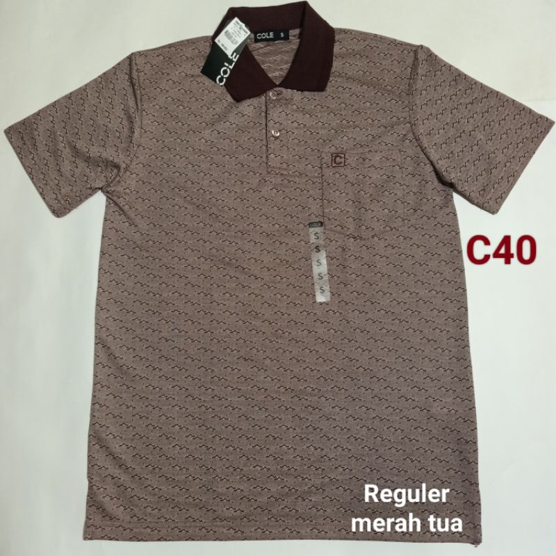 Kaos Polo Pria Merk COLE Original Branded Matahari