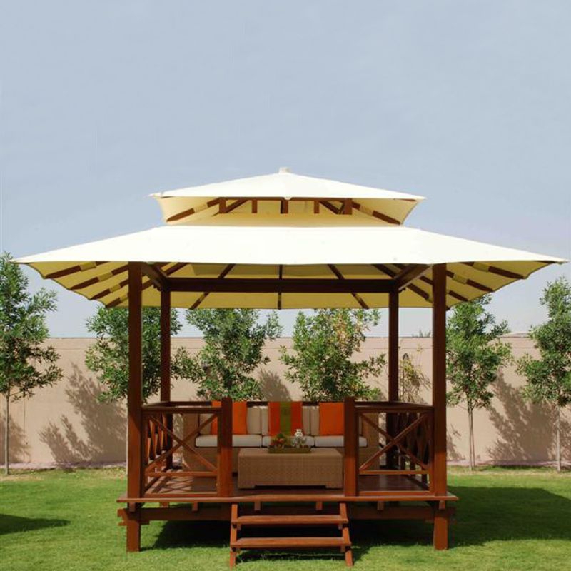 gazebo teras rumah depan rumah halaman gazebo kayu jati