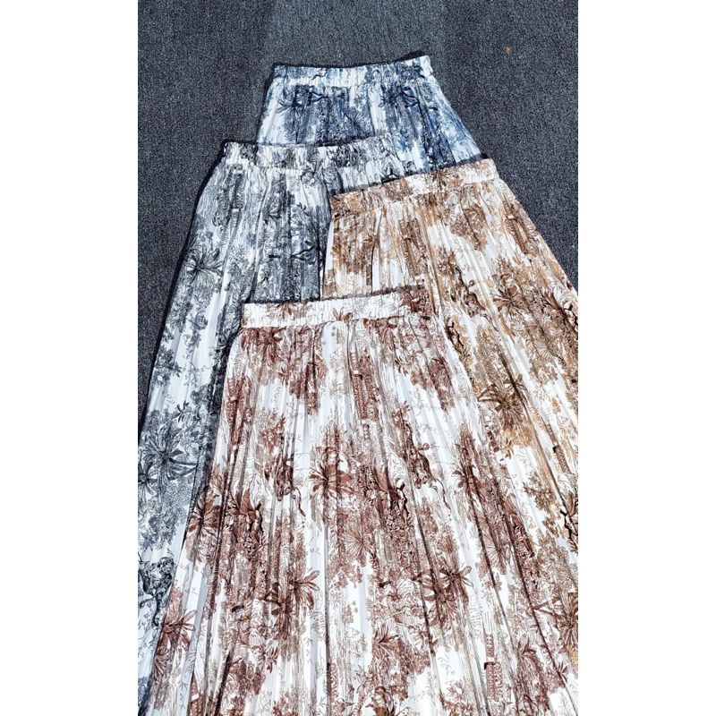Rok plisket/Rok motif bunga/Rok motif/Rok Premium/Rok Daisy/Rok Motif Bunga /Rok motif sakura
