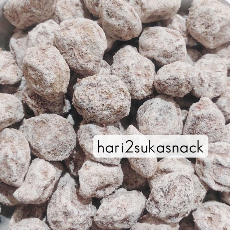 

Manisan Kiamboi Asin Putih / Kiamboy Putih Asinan / Buah Plum Kering Rasa Asin Asam