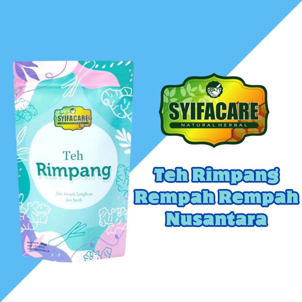 

Teh Rimpang Syifacare - Teh Celup Bahan Alami Herbal 100% Teh Rimpang