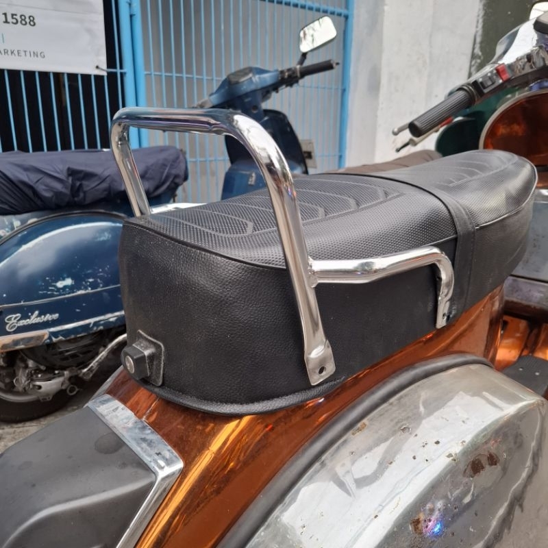 Behel jok pegangan jok vespa pxe exclusive px ps khusus jok panjang