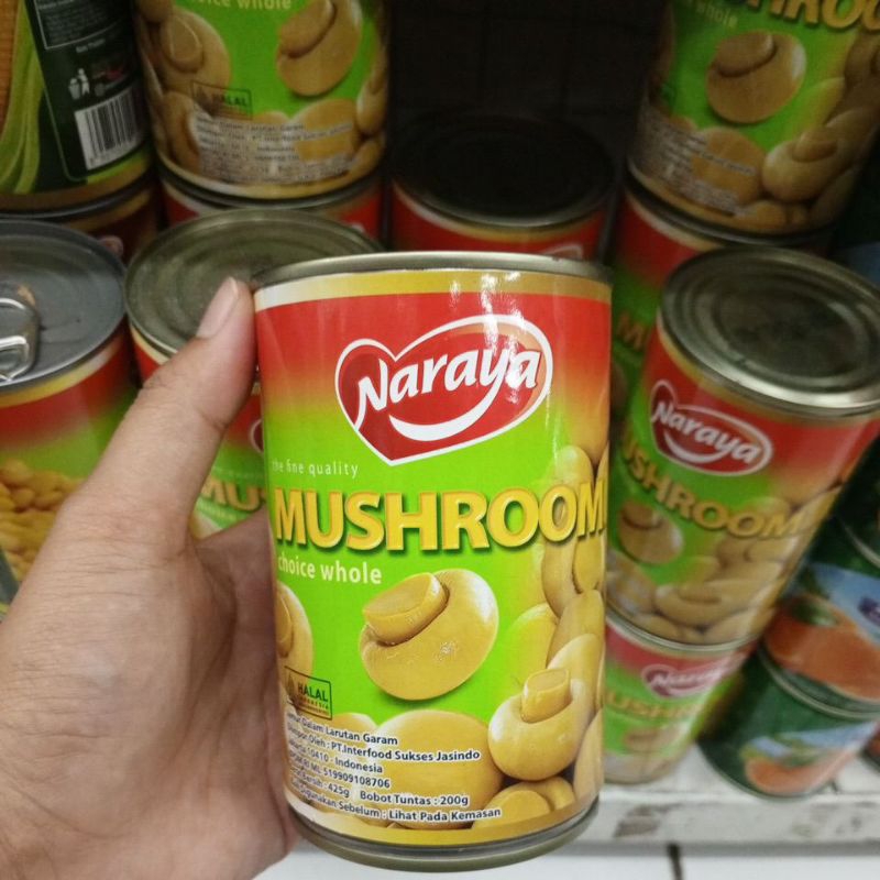 

Naraya mushroom /jamur kancing 425gr