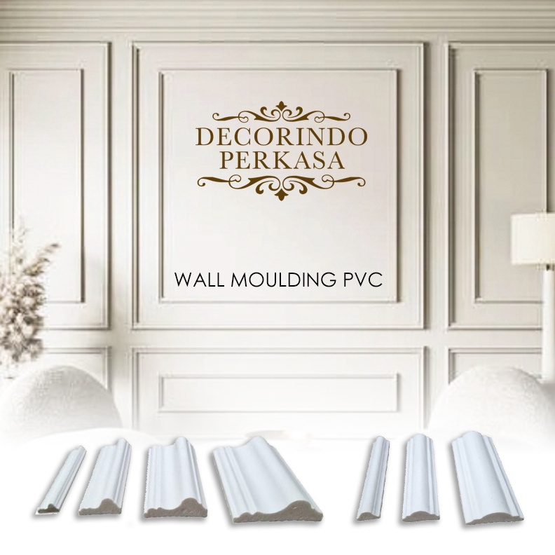 List Wall Moulding PVC Ukiran Dinding 24 Meter