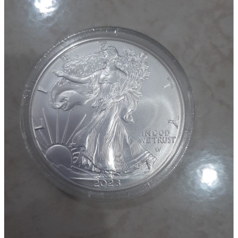Koin Perak American Silver Eagle Tahun 2023