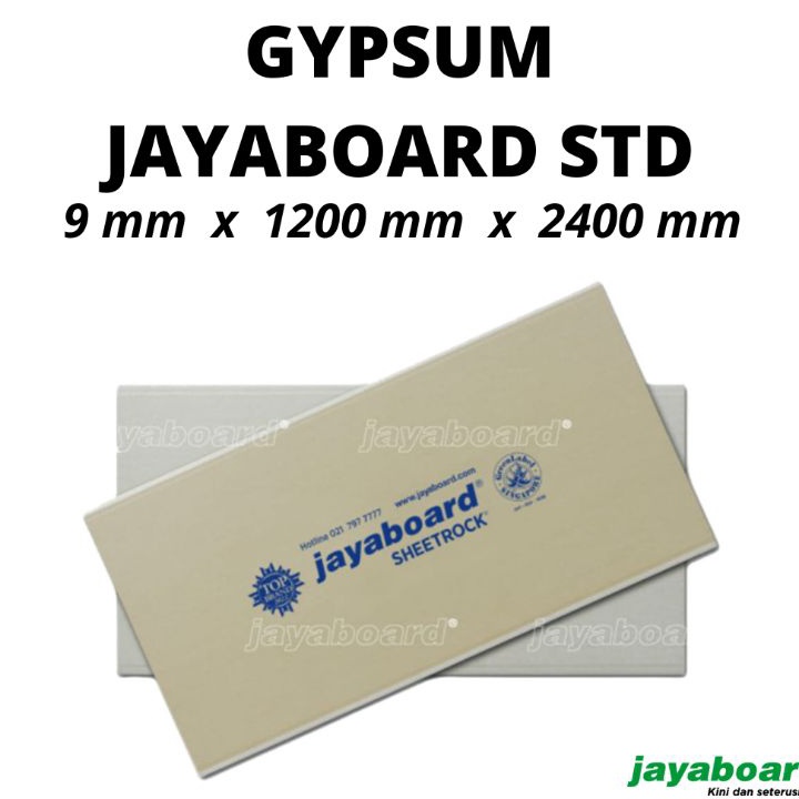 Papan Gypsum Jayaboard  Sheetrock 9mm Std