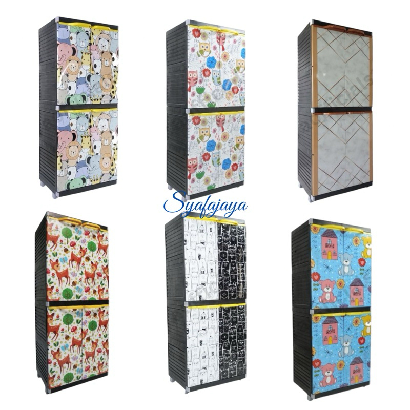 Lemari Plastik Orlando Jumbo MIAMI / Lemari Pakaian Plastik Jumbo