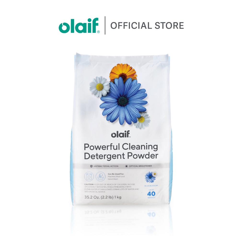 Olaif Powerful Cleaning Detergent Powder 1 Kg  Deterjen  Detergen Bubuk  Detergen Laundry