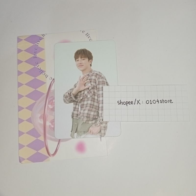 Photocard PC Junghwan AR First Edition Inclusion Album The First Step Treasure Effect OFFICIAL