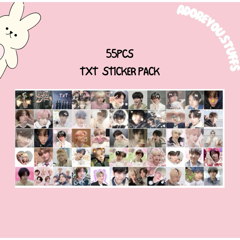 

(55pcs) TXT STICKER KPOP / STICKER FREEBIES / STICKER DECO KPOP