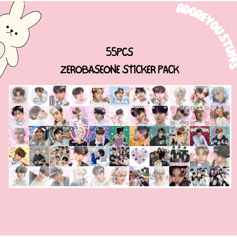 

(55pcs) STICKER KPOP / STICKER FREEBIES / STICKER DECO KPOP ZEROBASEONE