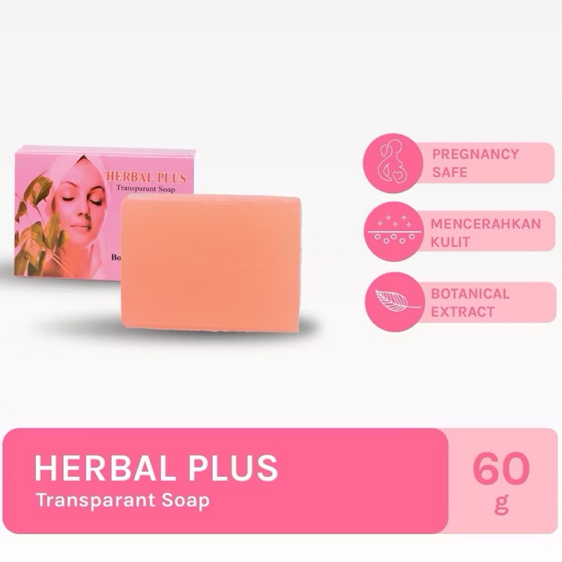 Bm_ HERBAL PLUS trasnsparant soap