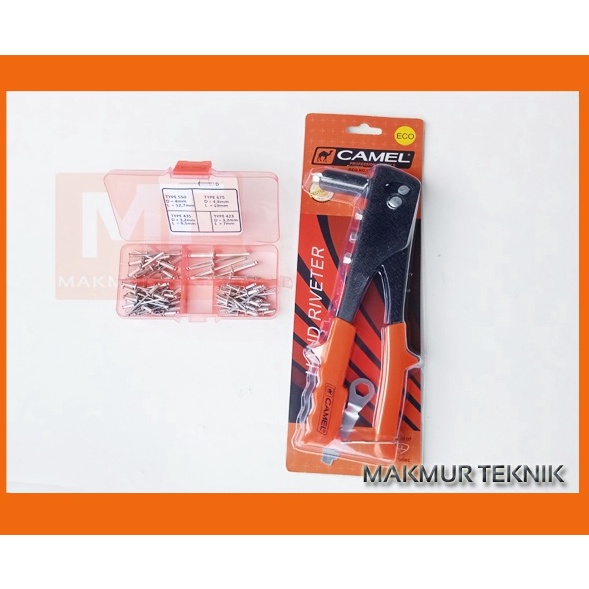 Tang Rivet Camel dan Paku Rivet untuk Knalpot