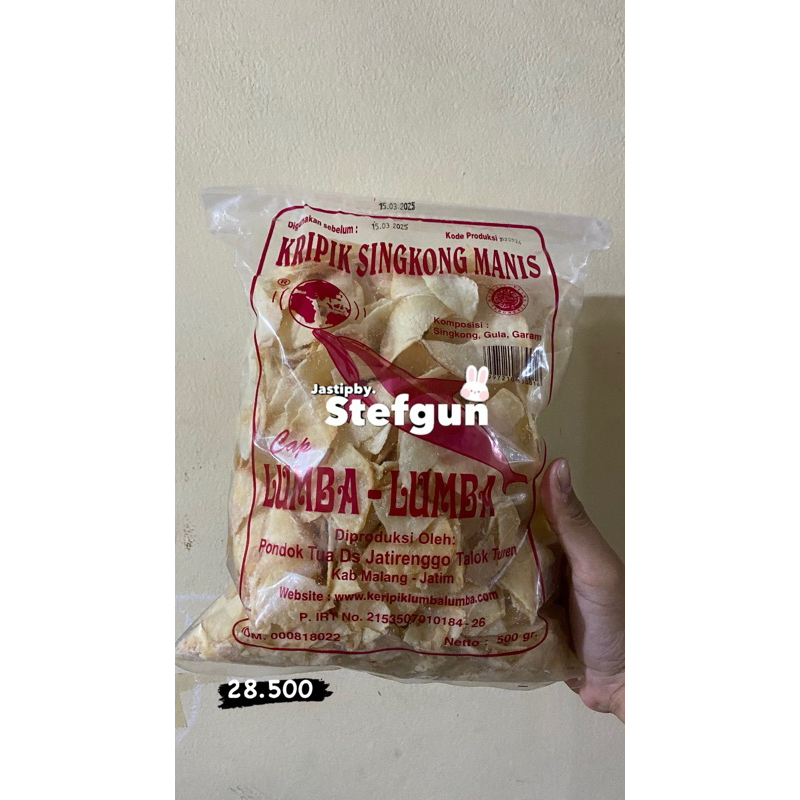 

KERIPIK LUMBA LUMBA MANIS / ASIN