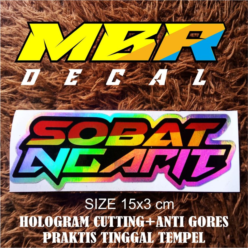 

STIKER SOBAT NGARIT,STIKER CUTTING HOLOGRAM LASER PRINT