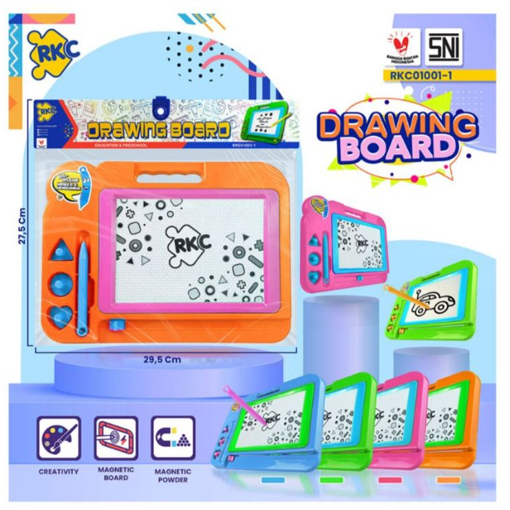 

MAINAN papan tulis magnet / drawing board RKC 1001-1