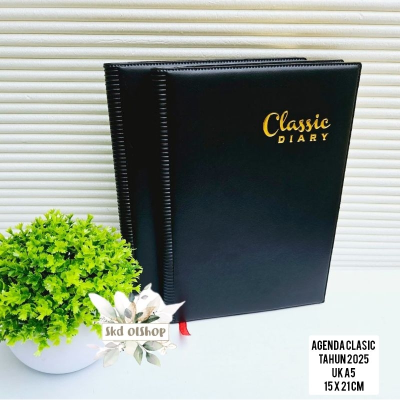 

Buku Agenda Classic Diary 2025 Th 1412 Notebook agenda Classic tahunan 2025