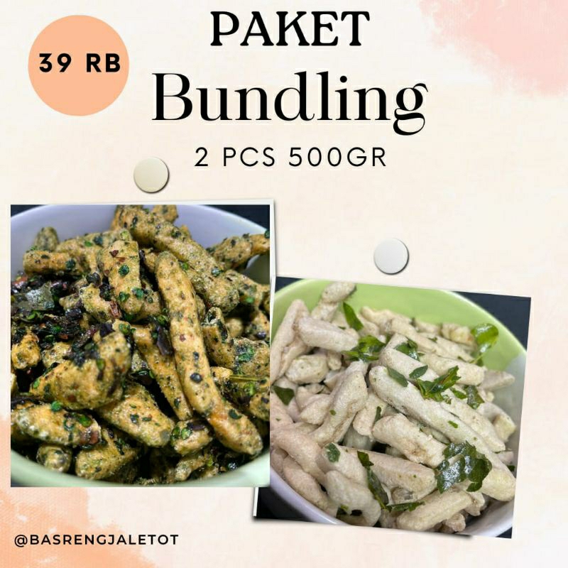 

Basreng Paket Hemat Bundling 2 Pax 500gr Murah Baso Goreng Pedas Viral