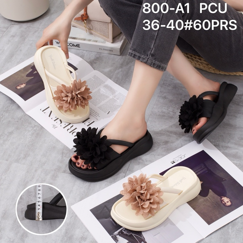 GROSIR (5 PASANG) Sandal Japit Balance 800-A1/Sandal Karet Cewekl/Sandal Karet Harian