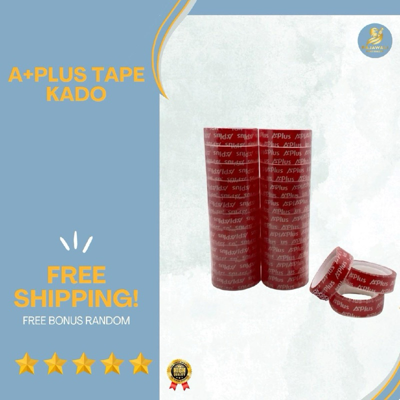 

A+Plus Tape Kado / 1 Pack (10) / FREE BONUS RANDOM! Alat