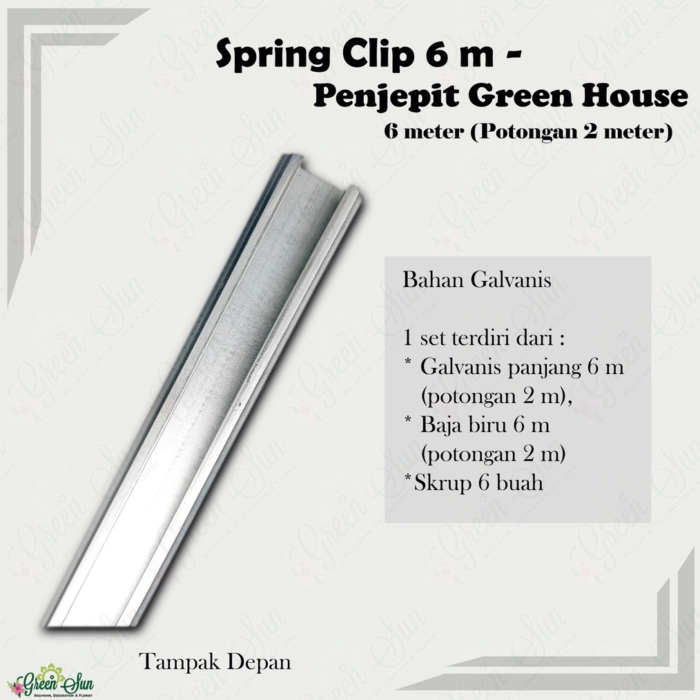 Spring ClipPenjepit Plastik UV Galvanis