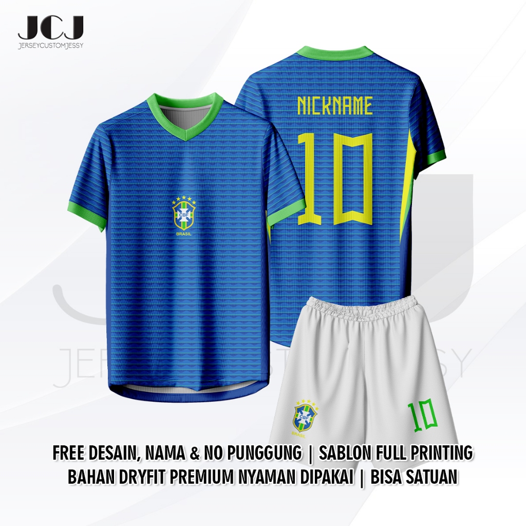 Jersey Sepak Bola BARCELONA AWAY Jersey Liga Eropa- Custom Free Nama dan Nomor Punggung