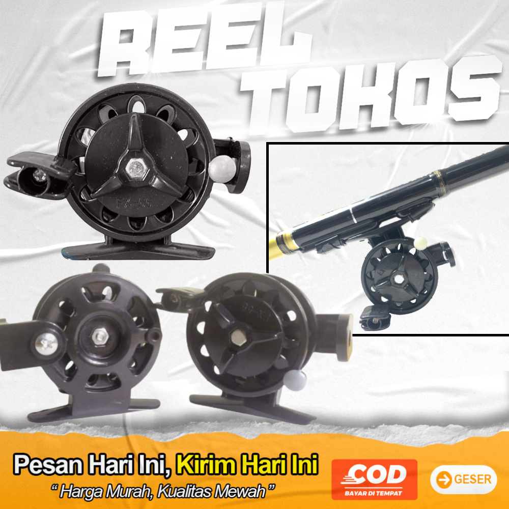 ALAT PANCING REEL PANCING KEREKAN PANCING TOKOS DAIDO FLY FX 55 HITAM MURAH