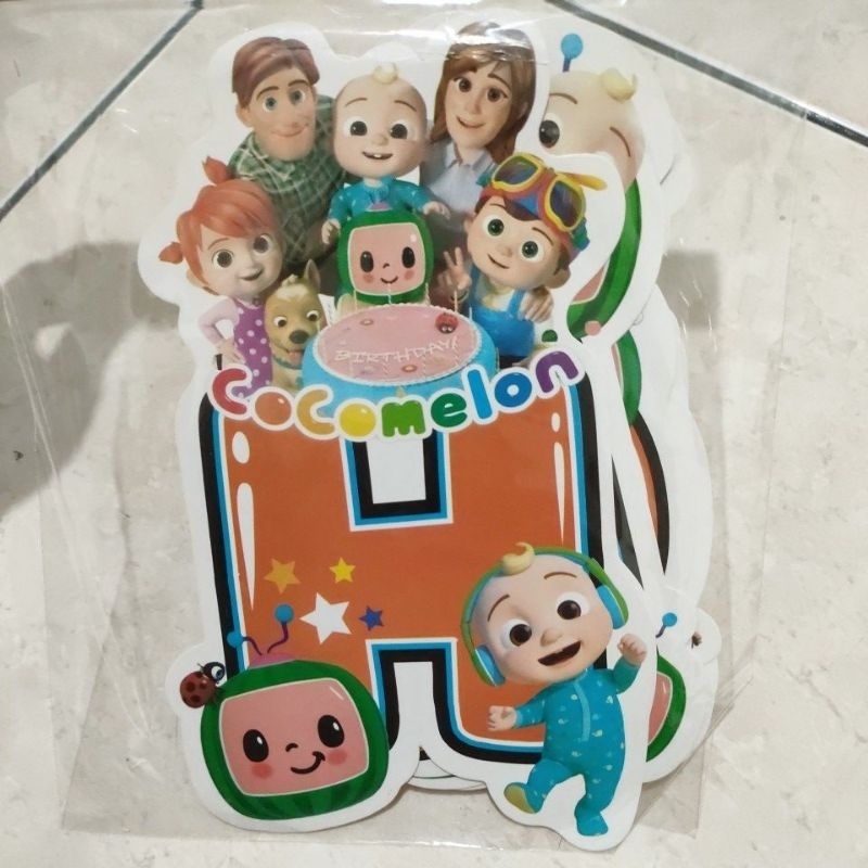 Banner Happy Birthday Cocomelon