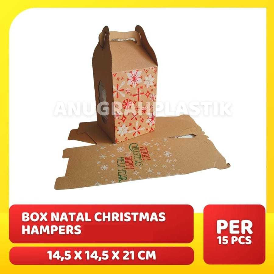 

Box Natal Christmas E-Flute Gable Box / Box Jinjing Hampers toples isi 3 / Box Motif / Box Boneka PERPACK