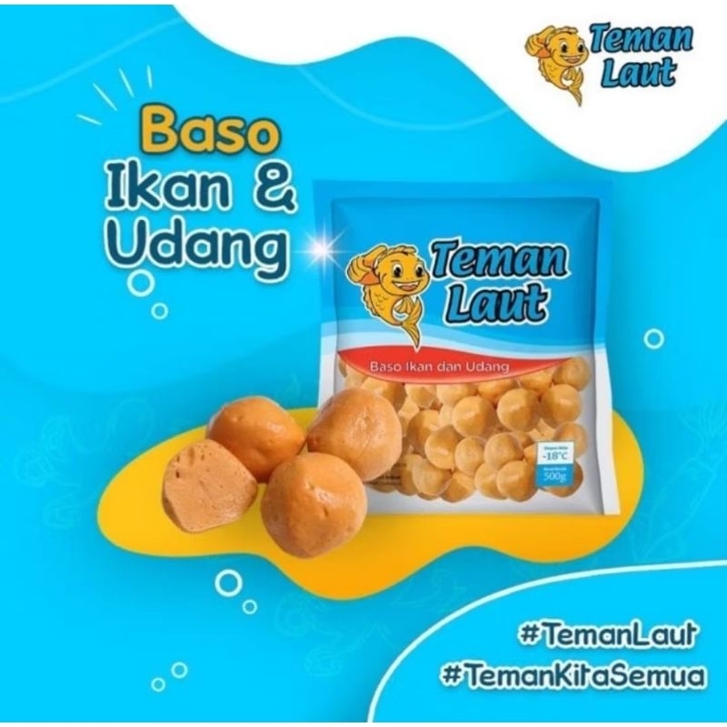 

Teman Laut Baso Ikan dan Udang 500gr