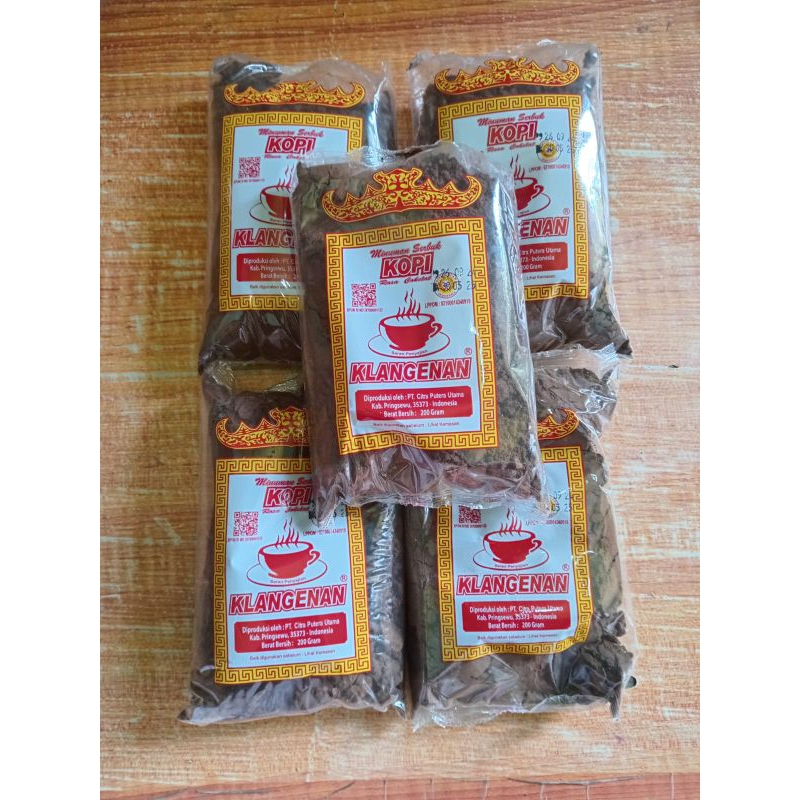 

(1 Kg) Kopi Bubuk Lampung Robusta, Klangenan (5 pcs 200gr)