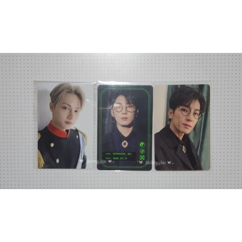 pc photocard seventeen wonwoo gameboi potter jun seventeen cafe tray