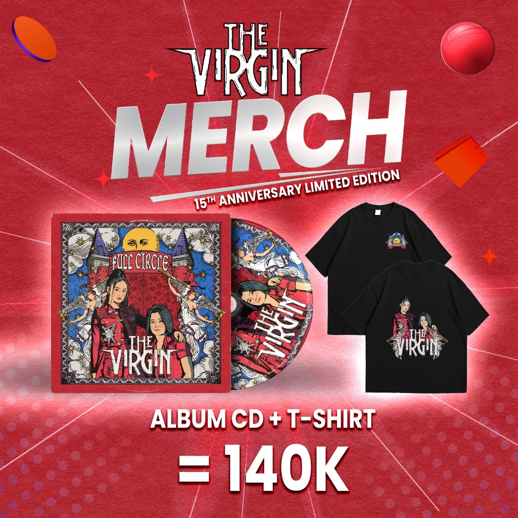 ALBUM CD + T SHIRT THE VIRGIN (MERCH)  Limited Edition