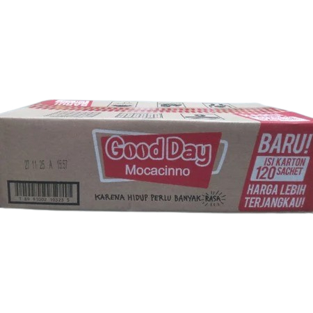 

Kopi Good Day Mocacinno 1 Dus - 12 Renceng (isi 120 sachet)