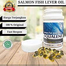 Kapsul Minyak Ikan Salmon 100 Softgel - SQUALENE FISH LIVER OIL ORIGINAL