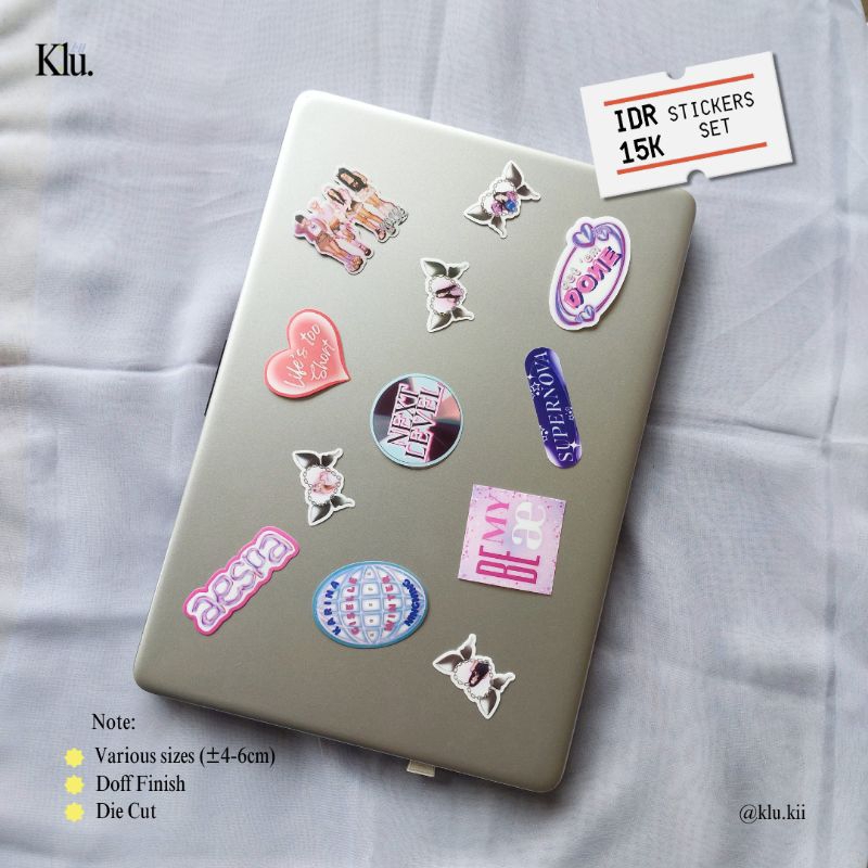 

[READY STOCK] STICKER AESPA DIE CUT | STICKER DECO AESPA | STICKER KARINA GISELLE WINTER NINGNING | STIKER LAPTOP | LIGHTSTICK DECO