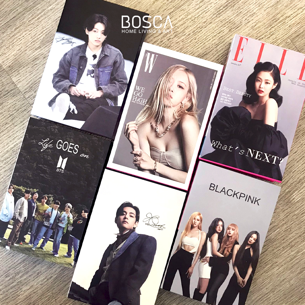 Bosca Living - Buku Pajangan Dekorasi Korea / Dummy Book / Buku Blackpink BTS Fan Book / Dummy Book 