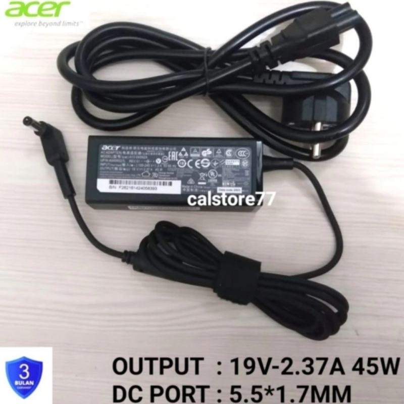 Adaptor Charger Acer Aspire E14 E5 E475 E476G 19V-2.37A 45W