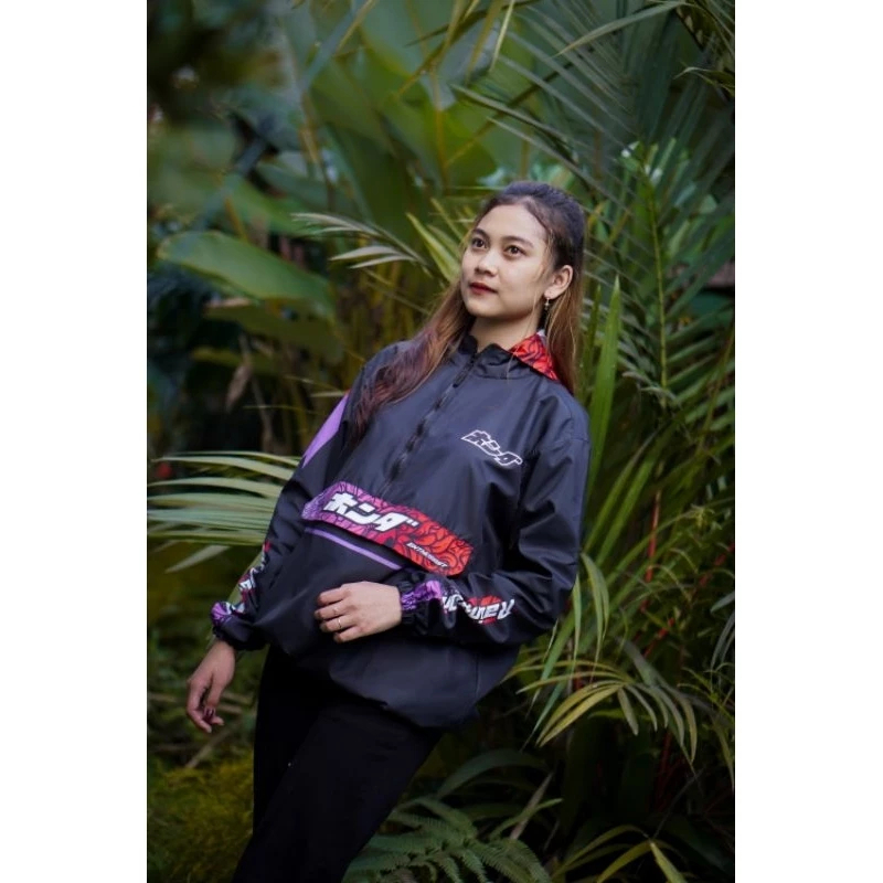 Racing One / Jaket Cougle Honda / Waterproof Premium Quality