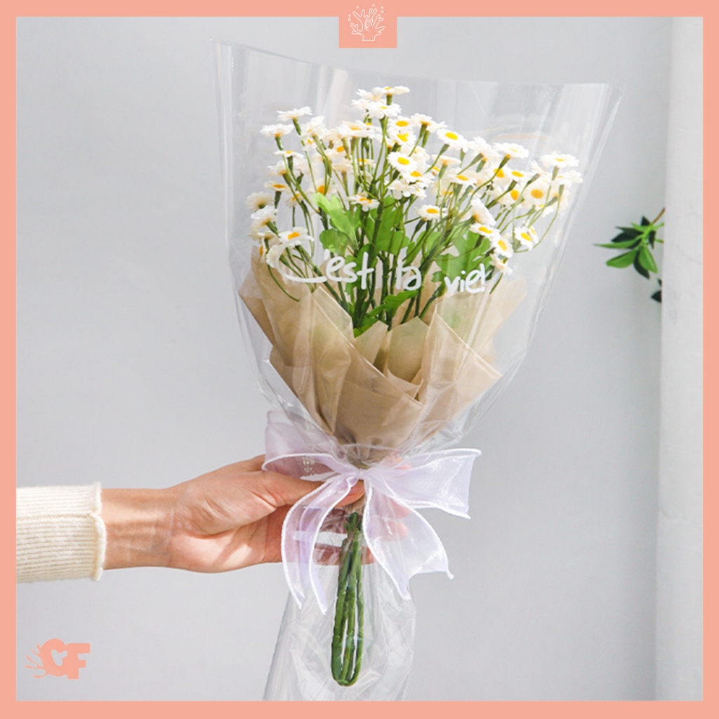 

Plastik OPP Buket Bunga Flower Wrapping OPP Cellophane KB6156