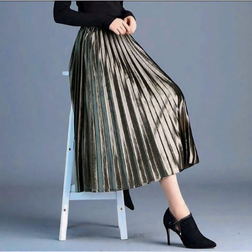 ROK PLISKET BLUDRU VELVET 7/8 PREMIUM / ROK PLISKET BLUDRU PENDEK / ROK BLUDRU VELVET 7/8
