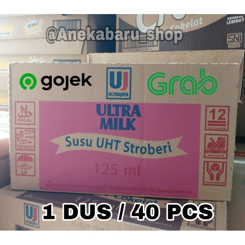 

(INSTAN/SAMEDAY) SUSU UHT ULTRA MILK 125ml ( 1 DUS / 40 PCS )