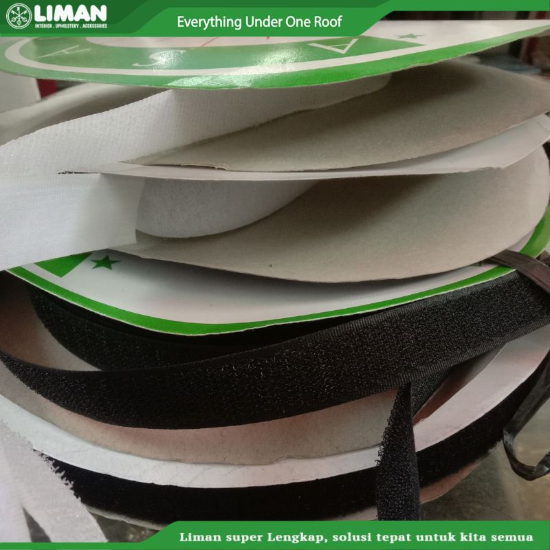(Harga Per 5 Meter )Velcro Perekat Kain 2cm