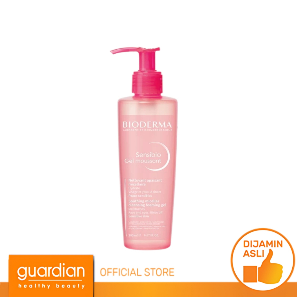 Bioderma Sensibio Gel Moussant 200 ml - Facial Wash untuk Semua Jenis Kulit / Kulit Sensitif