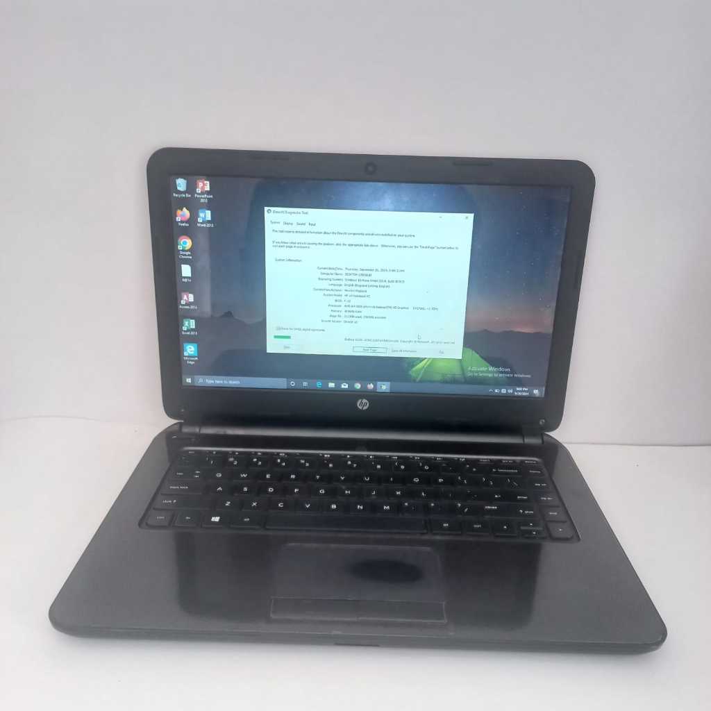 Laptop HP G102AU Black Bekas