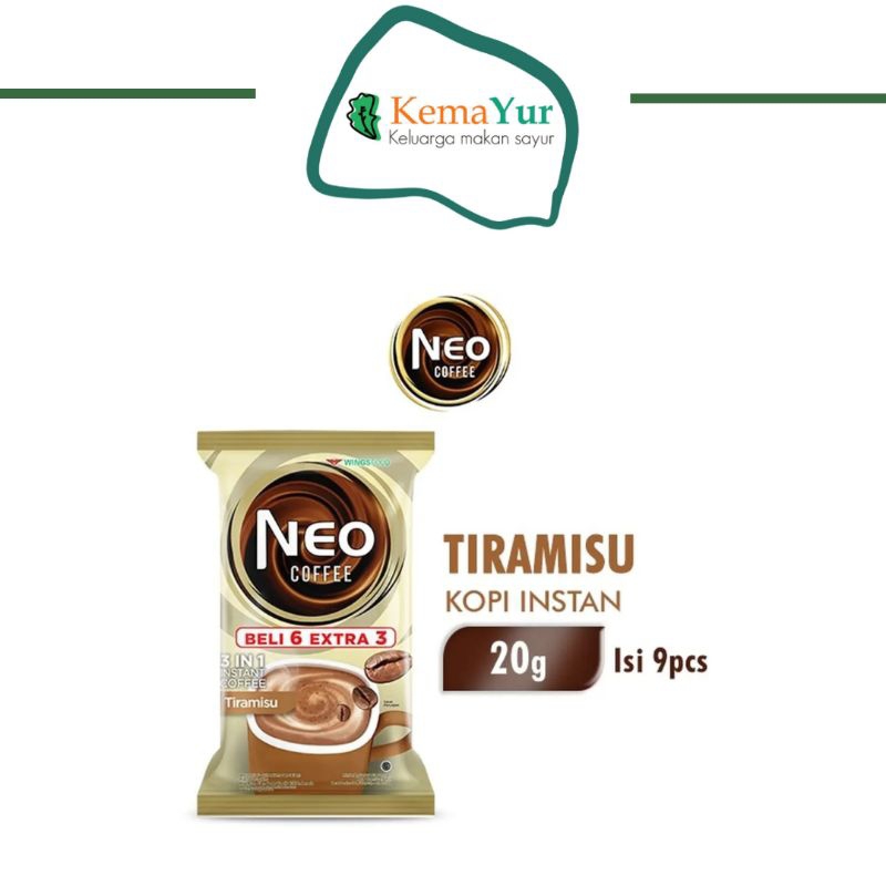 

NEO COFFEE KOPI INSTANT TIRAMISU 180gr