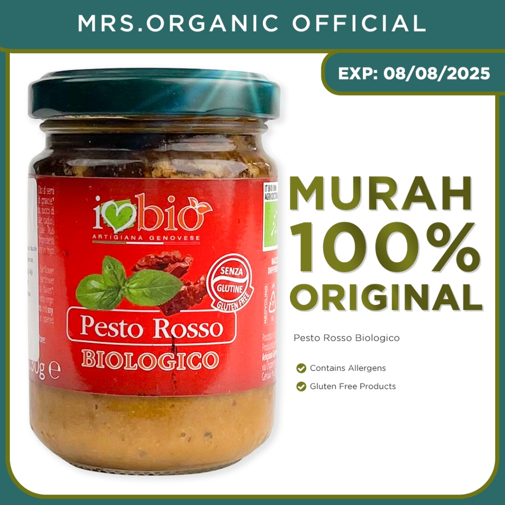 

Artigiana Genovese Organic Red Pesto 130 Gr